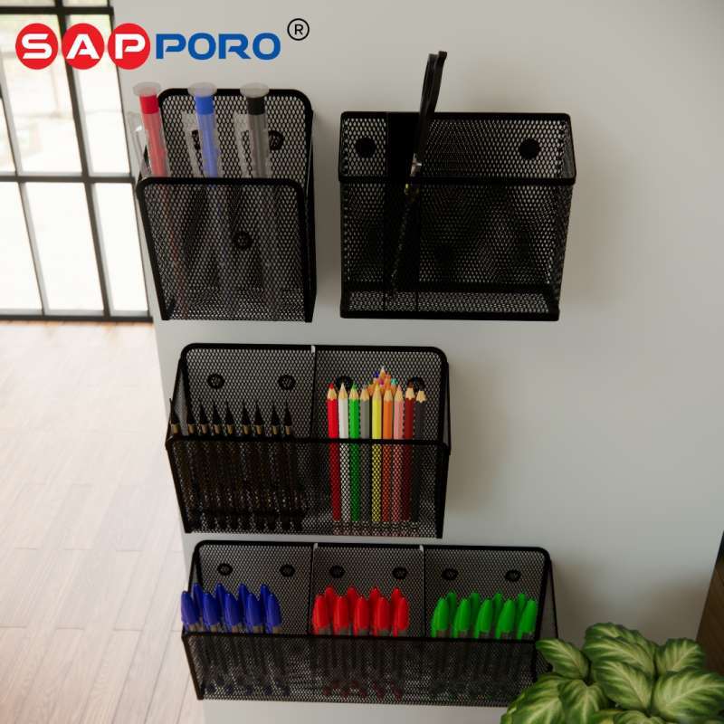 SAPPORO KITTILA Tempat alat tulis magnetik Magnetic Office Desk  Organizer Magnetic pen holder