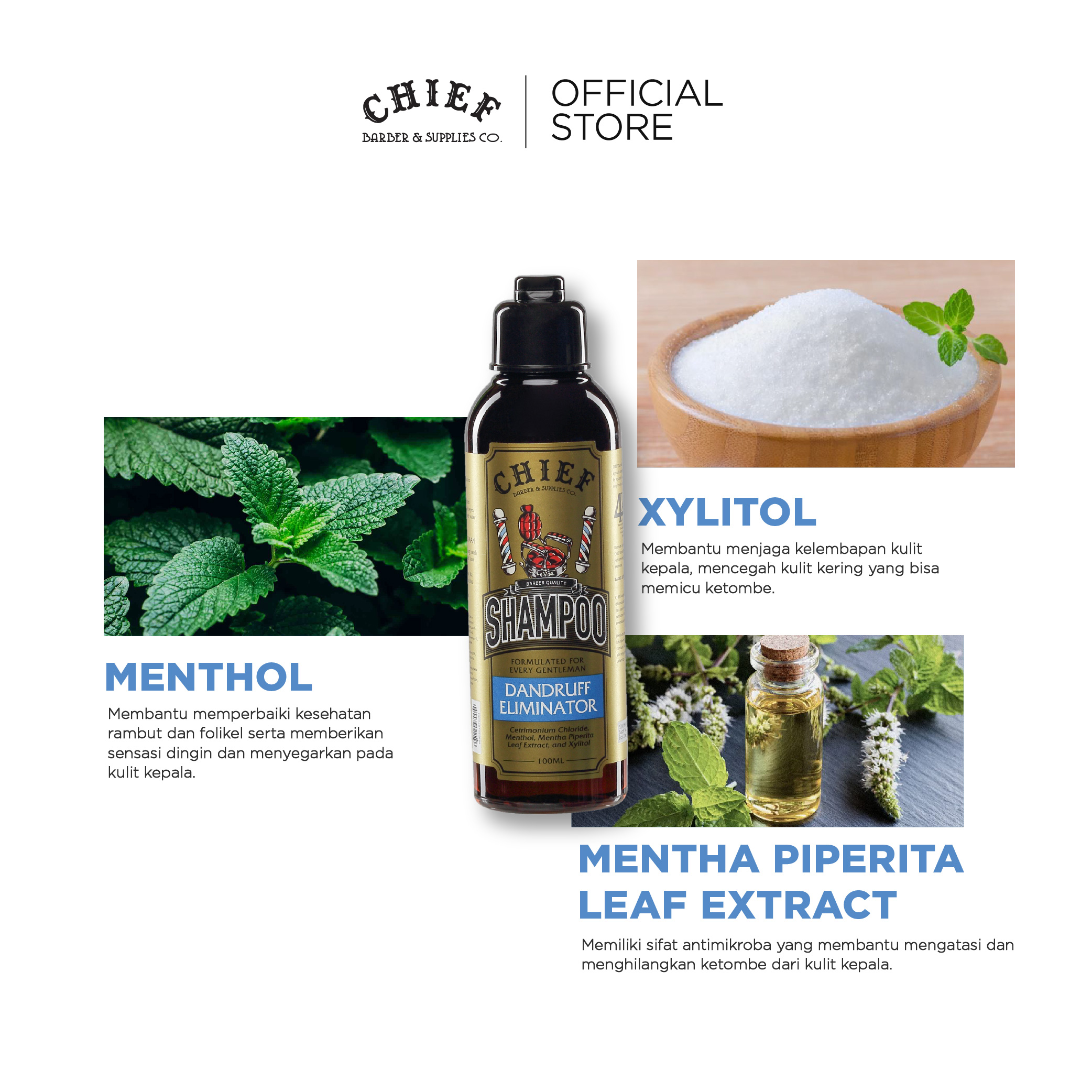 Promo Buy 1 Get 5 Chief Panthera Hybrid Pomade Mix Oil & Waterbased