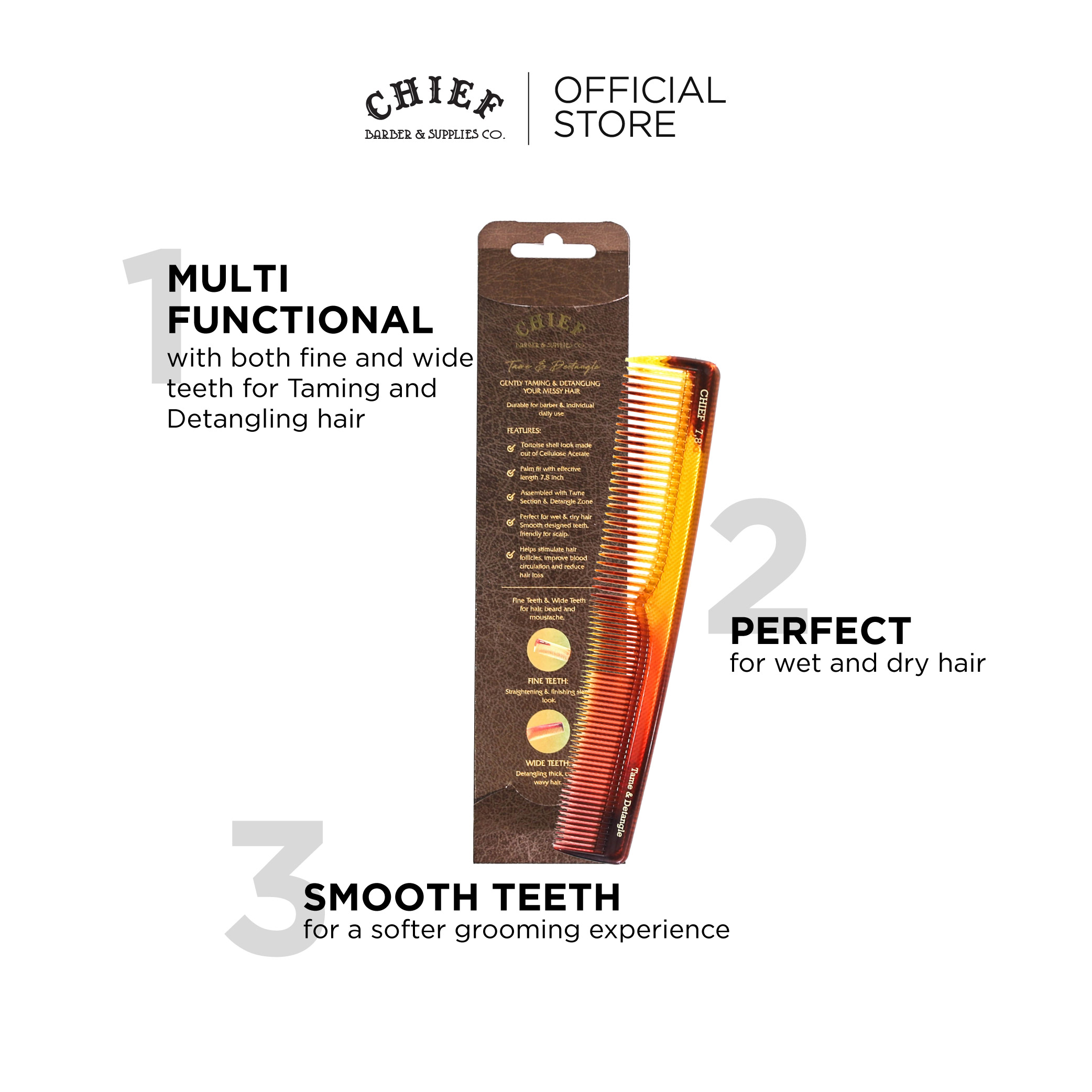 Promo Buy 1 Get 5 Chief Panthera Hybrid Pomade Mix Oil & Waterbased