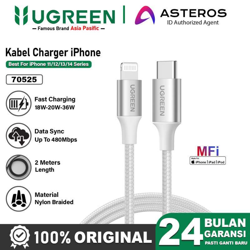 Jual Ugreen Kabel Data iPhone X 11 12 13 14 Type C To Lightning
