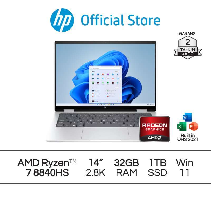 Promo Laptop Hp Envy X360 Amd Ryzen Radeon 32gb RAM 1tb Ssd W11
