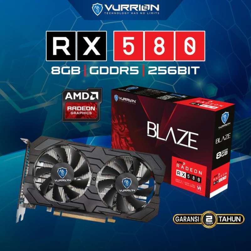 Graphics His 580 8gb VGA CARD VURRION RADEON RX 580 8GB GDDR5