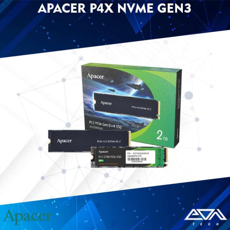 Jual Apacer P4x 256gb Nvme Gen3 Ssd Internal Di Seller Eon Tech_