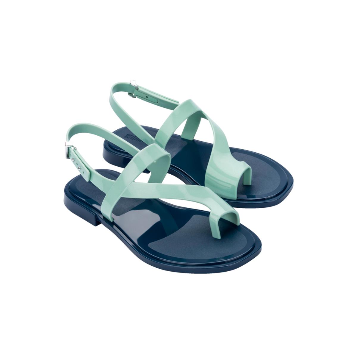 Melissa Cassie Ad Sandal Flat Wanita Blue/Green