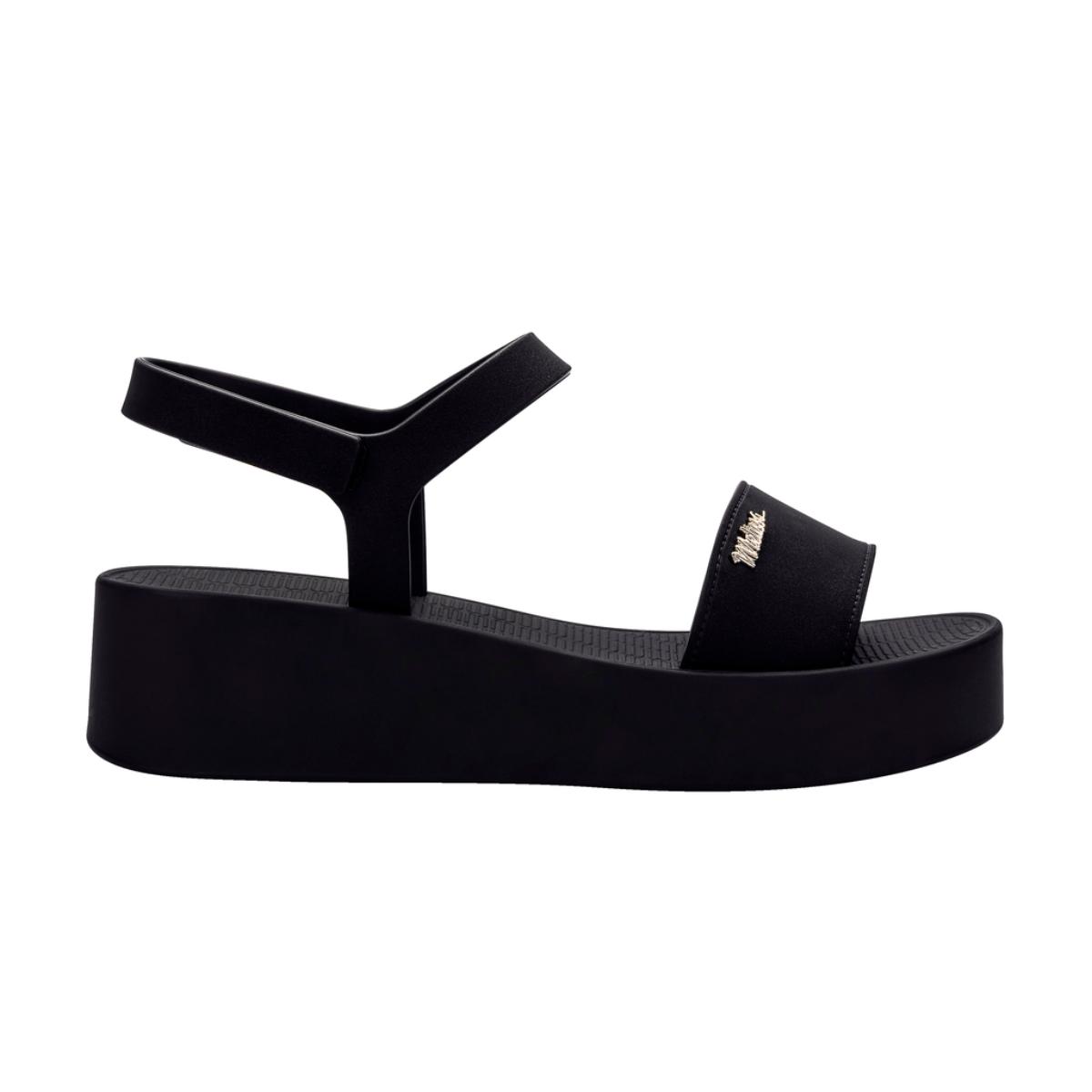 Melissa Sun Laguna Platform Ad Sandal Platform Wanita Black