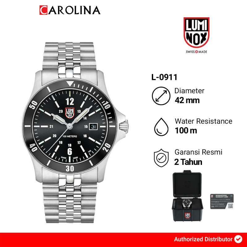 Promo Jam Tangan Pria Luminox Sport Timer L-0911 Black Dial