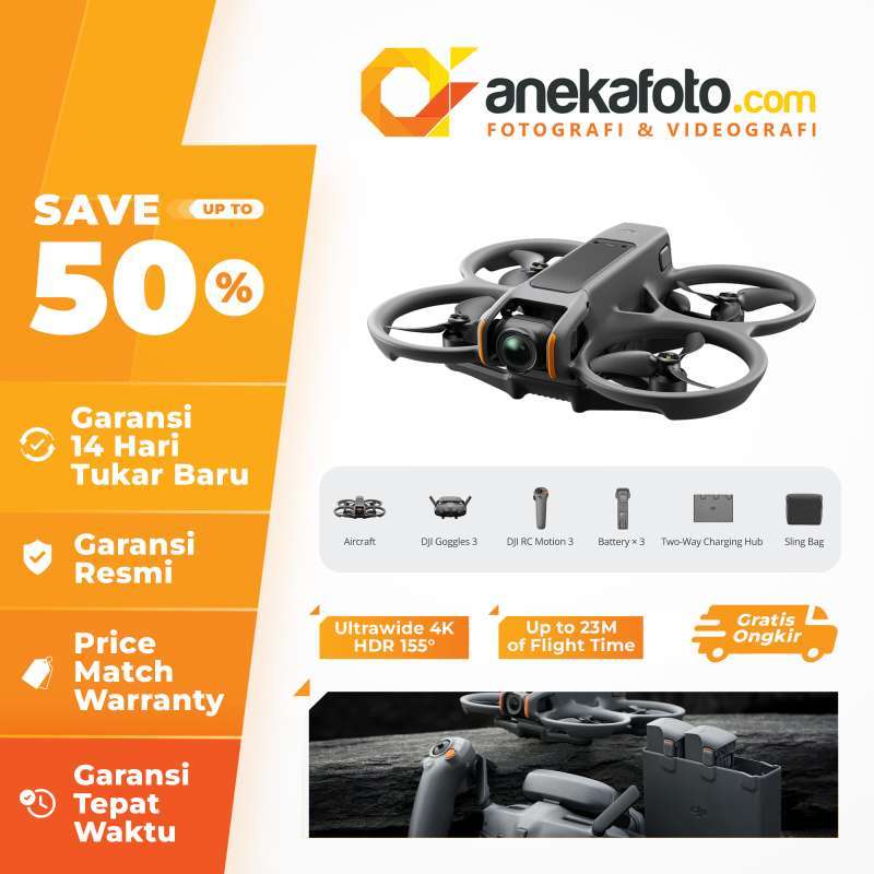 DJI Avata FPV Drone with 3-Battery Fly More Combo