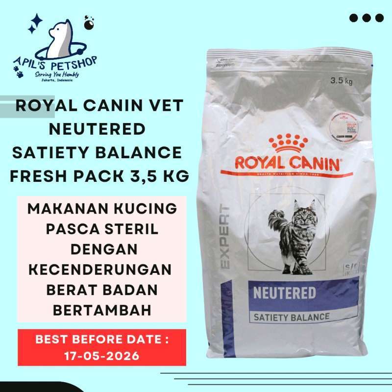 Jual Royal Canin Cat Neutered Satiety Balance Fresh Pack 3,5 Kg Di