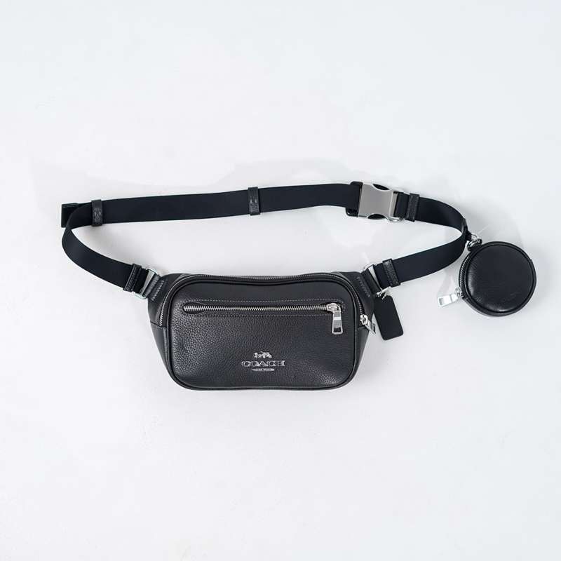 Promo Tas Coach Leather Black Multi Pouch Waist Bag 100 Original Diskon 29 Di Seller Hypesneaker.idn Official Store Hypesneaker.id Kota Semarang Blibli