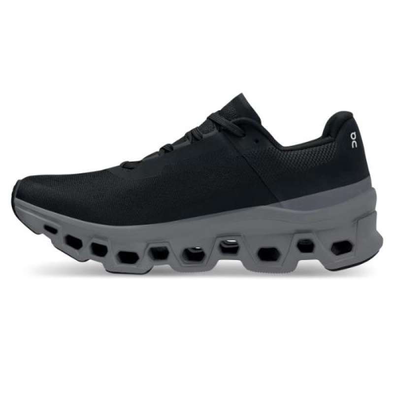 Jual On Cloudmonster Women Sepatu Lari Wanita [61.99024] - Black Magnet ...