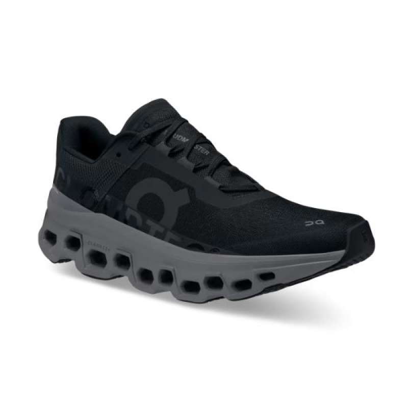 Jual On Cloudmonster Women Sepatu Lari Wanita [61.99024] - Black Magnet ...