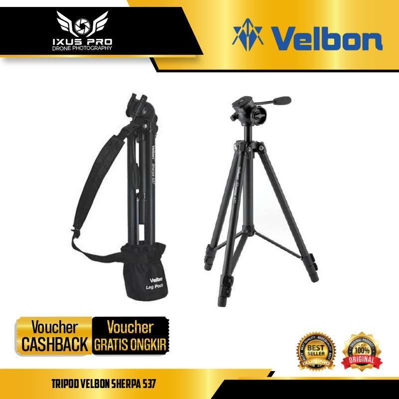 Jual Tripod Velbon Sherpa 537 Tripod Kamera Di Seller Ixuspro