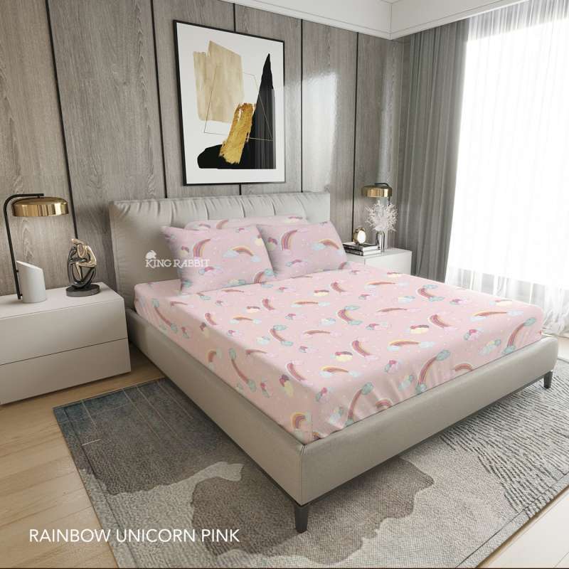 Promo King Rabbit Bamboo Collagen Complete Set Bed Cover & Sprei Luxury ...