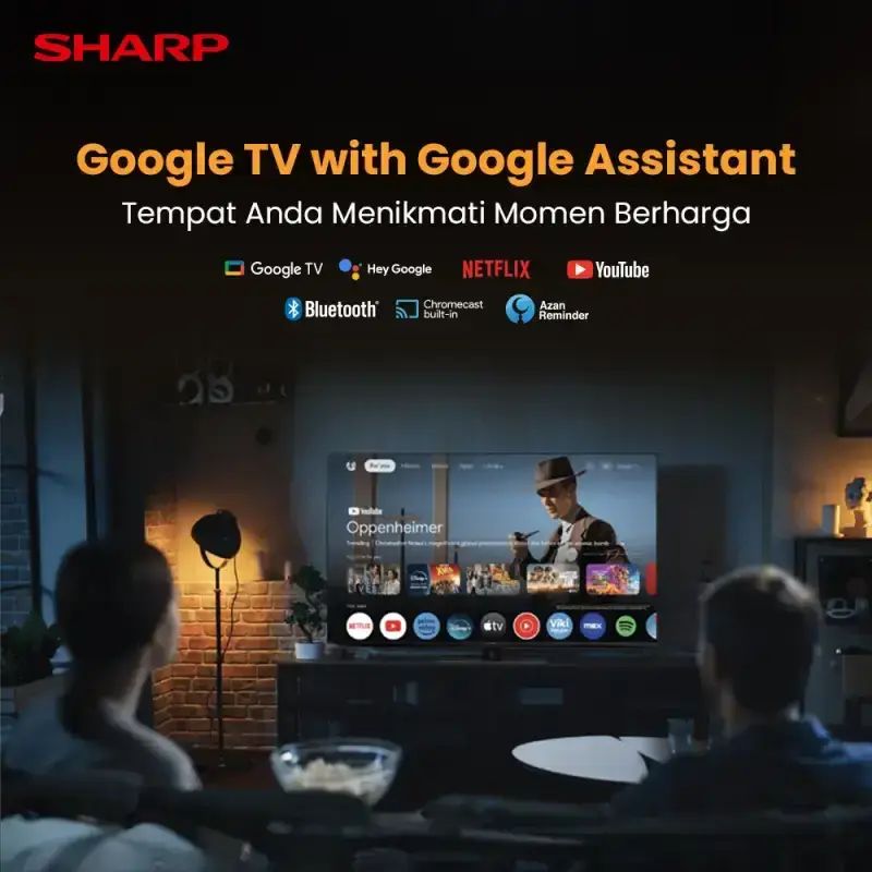 Promo Sharp 2t-c32gh3000i 2k Google Tv [32 Inch] Diskon 21% Di Seller ...