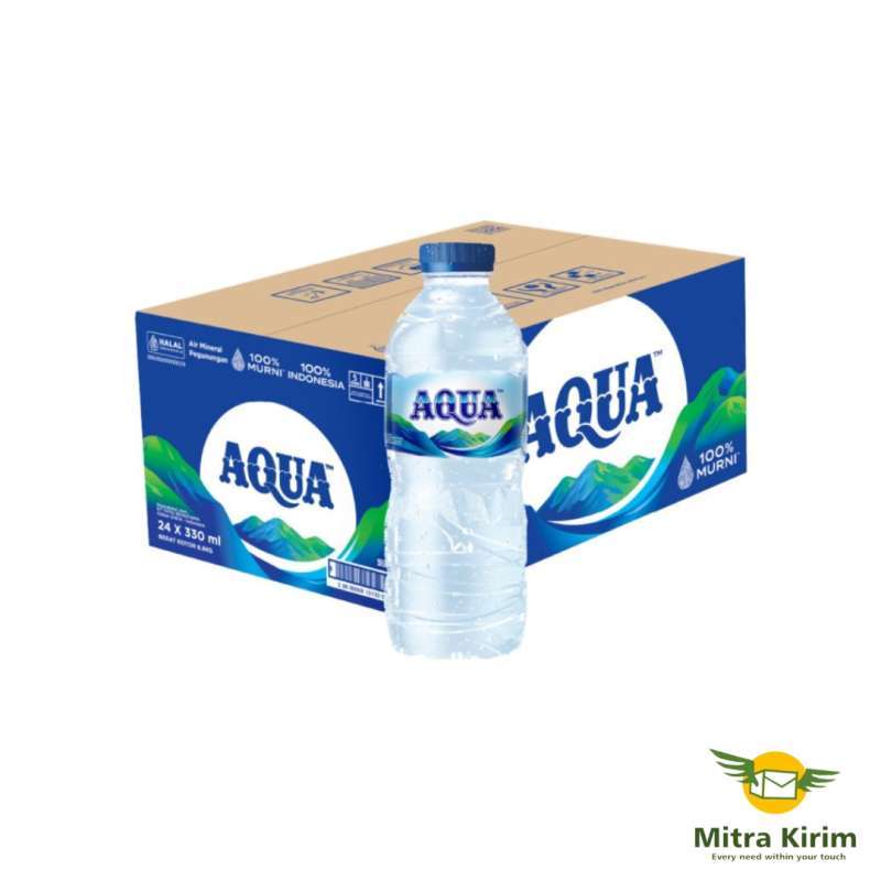 AQUA BOTOL 330ML/24