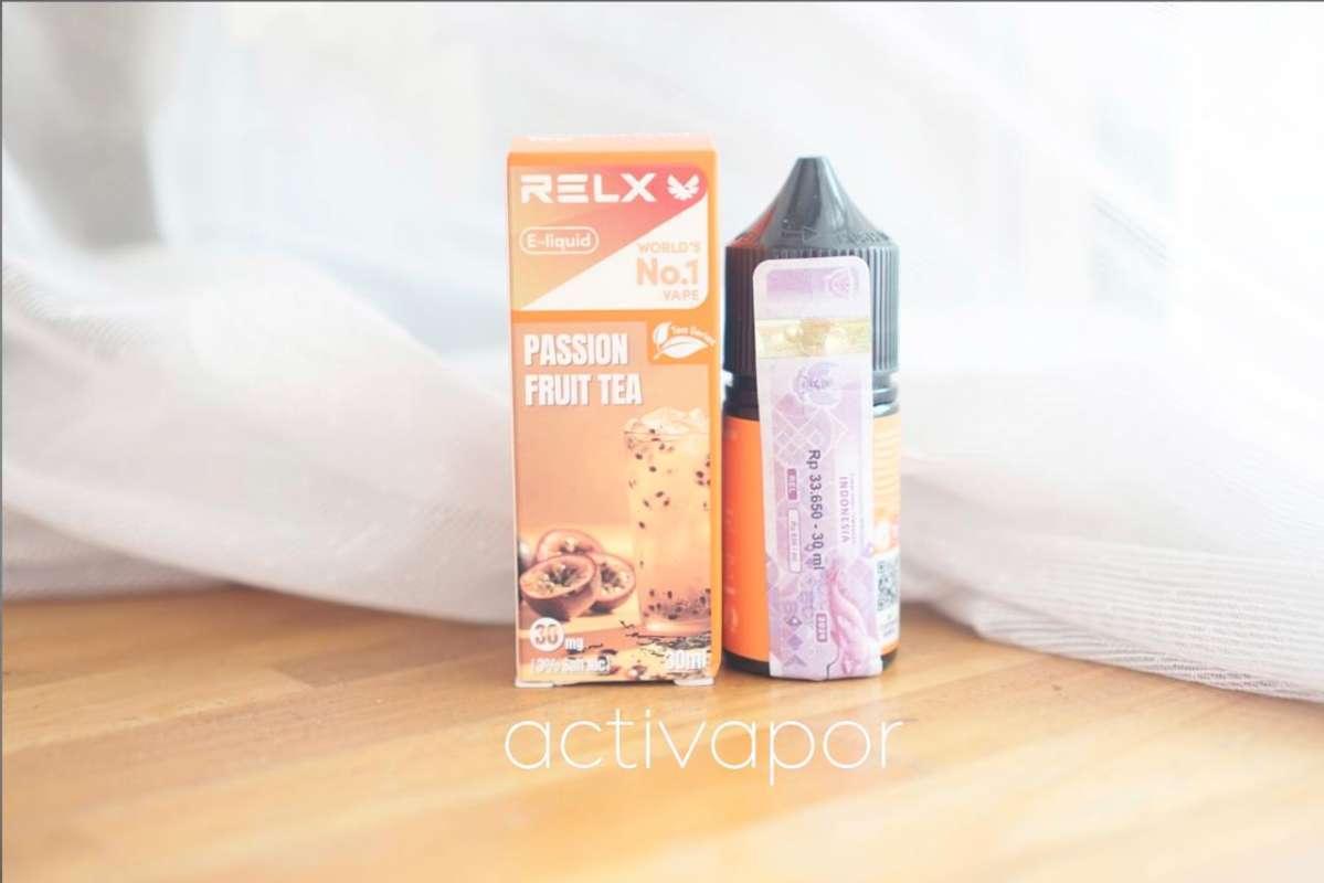 Pods Relx Fruit Tea Jual Relx Salt Passion Fruit Tea 30mg 30ml Pods Pod Di  Seller