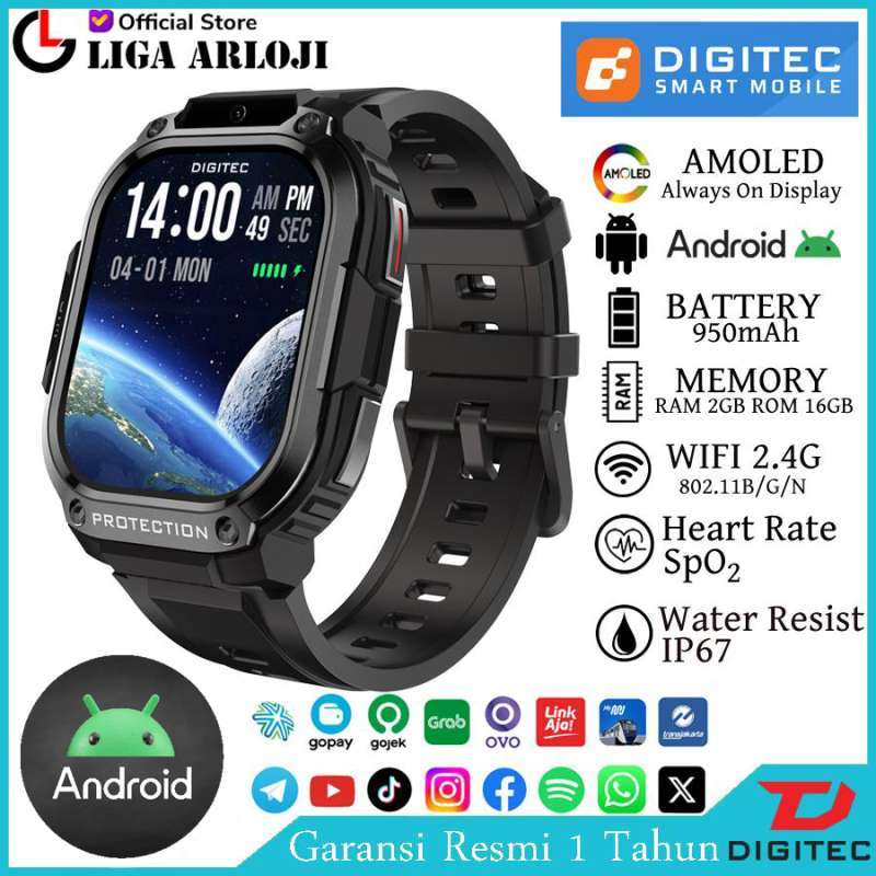 Jam Tangan Amazing S1 Plus Smartwatch Digitec Smart Mobile S1 Jam