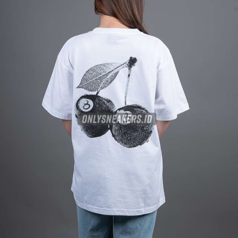 Jual Stussy Cherries White Tee (100% Authentic) Di Seller