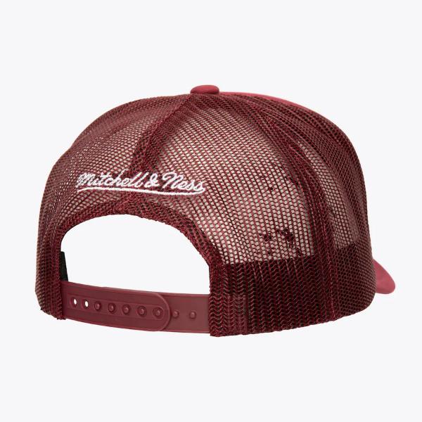 Mitchell Ness Unisex Basketball NBA Evergreen Trucker Cleveland Cavaliers  Snapback Topi Basket [HHT8032-CCAMARO] - Main Image