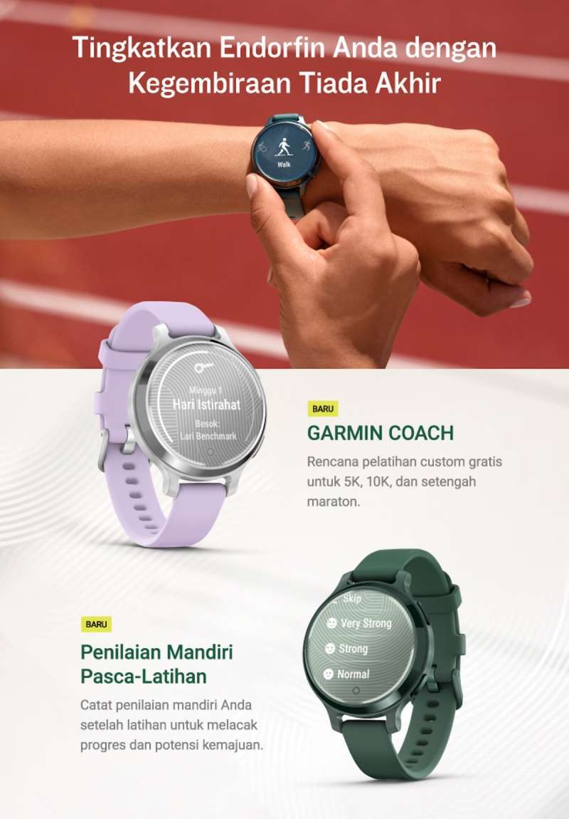 Garmin Lily Active GPS Sport Tracker Smartwatch 5ATM Waterproof Smart  watch