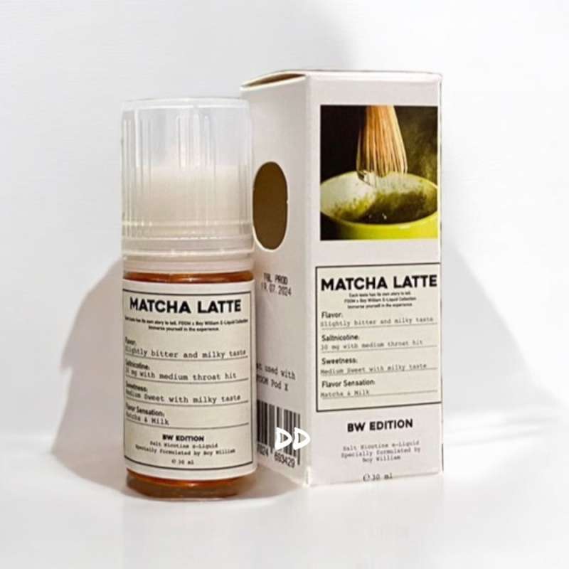 FOOM MATCHA LATTE BW EDITION by FOOM x BOY WILLIAM | LIQUID SALTNIC