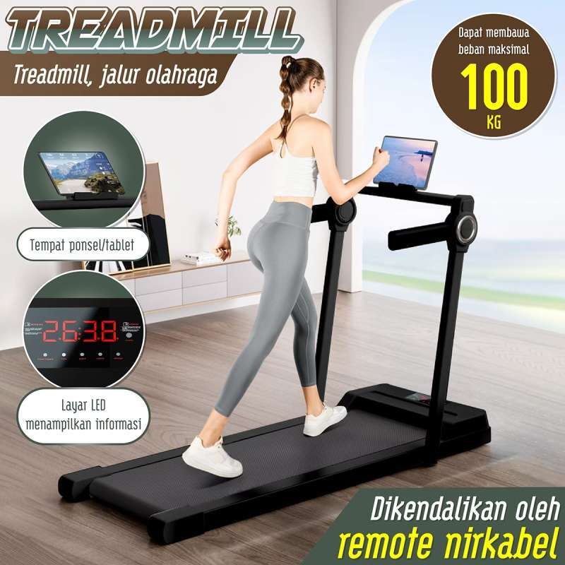 BG SPORT Treadmill Electric Running Pad Alat Olahraga Fitness TM300 - Technical View