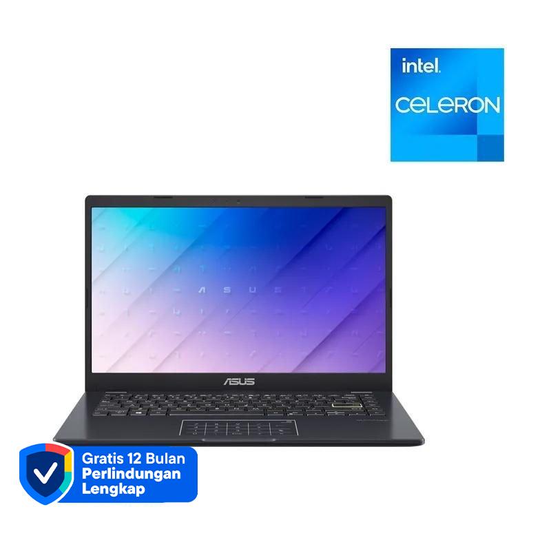 ASUS Vivobook Go 14 E410KA dengan Layar 14 FHD, Prosesor Intel Celeron N4500, RAM 8GB, SSD 256GB. Cocok untuk Mahasiswa dan Penggunaan Sehari-hari!