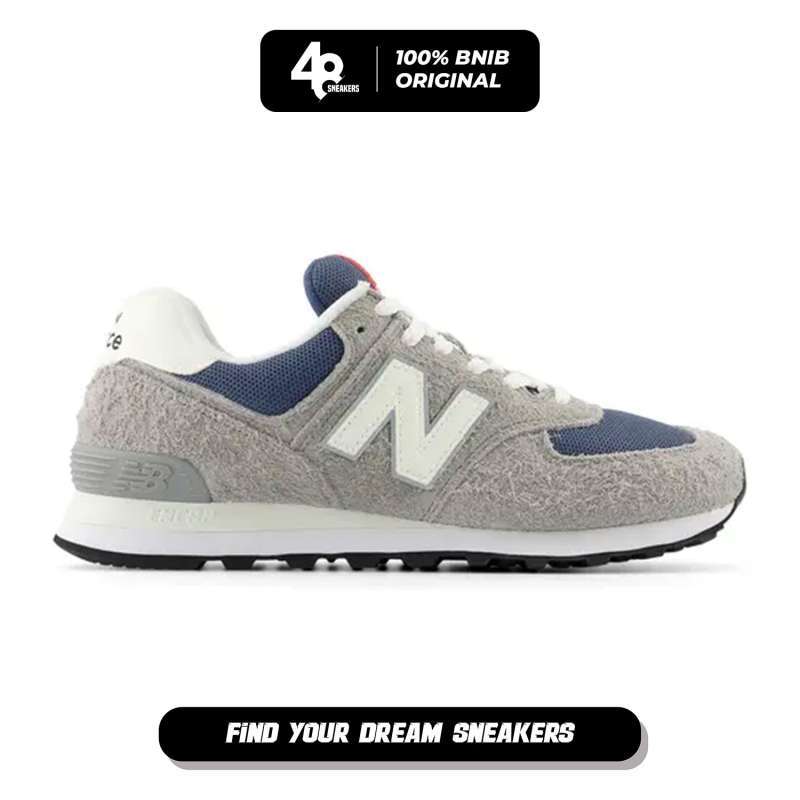 Sepatu Pria NewBalance 574 Grey Navy (U574GWH) Original