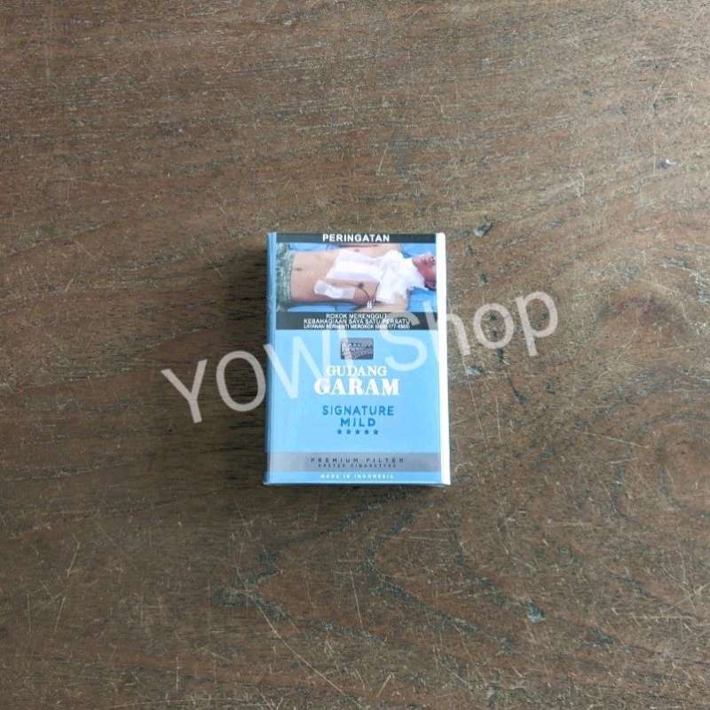 Jual Rokok Gudang Garam Signature Mild Biru Isi 16 Batang /pack ...