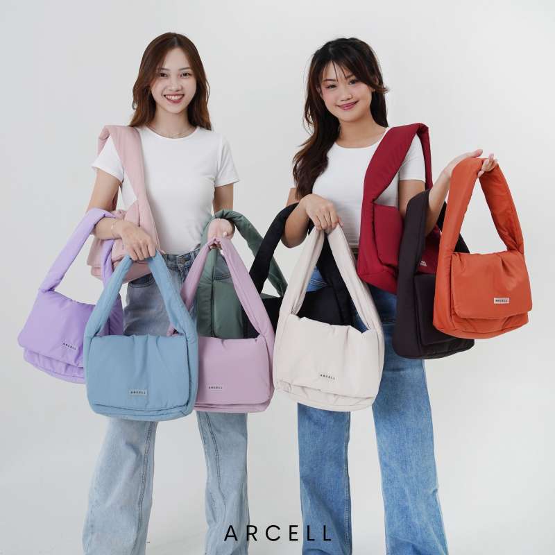 Promo Arcell - Puffy Fat Bag L Shoulder Bag - Tas Shoulder Wanita ...