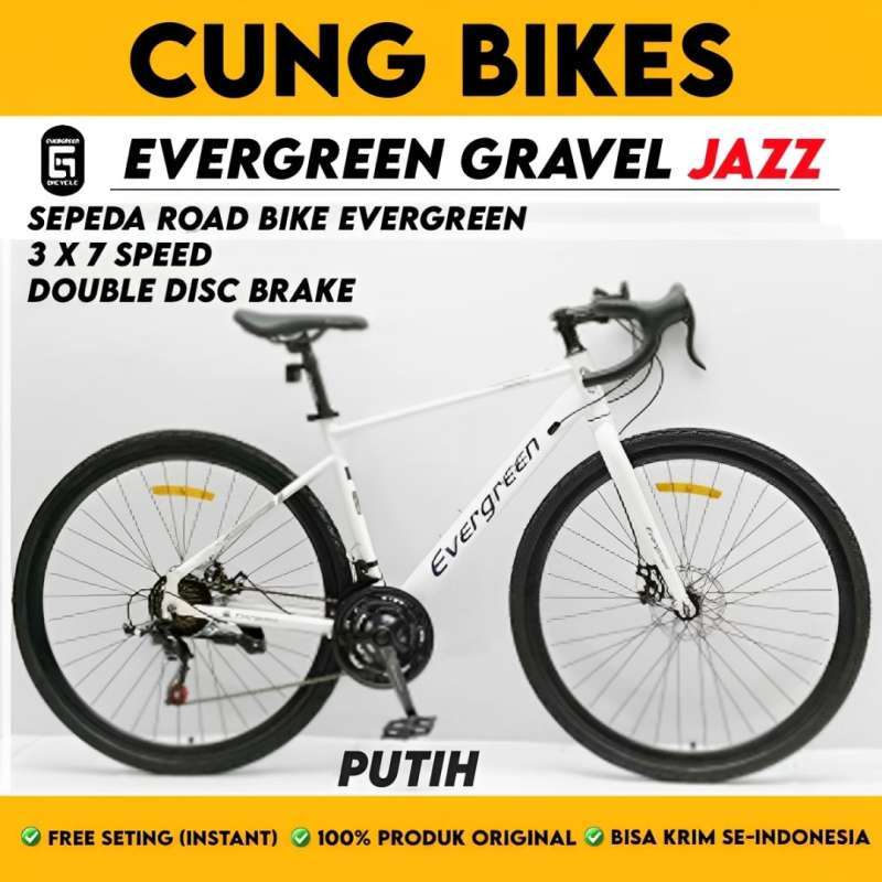 Sepeda Roadbike EVERGREEN GRAVEL 700c x speed