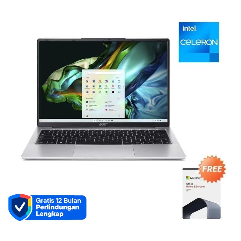 ACER Aspire Lite AL14-31P-C6DD Laptop Silver [N100/8GB/512GB/Win11/OHS  21/14