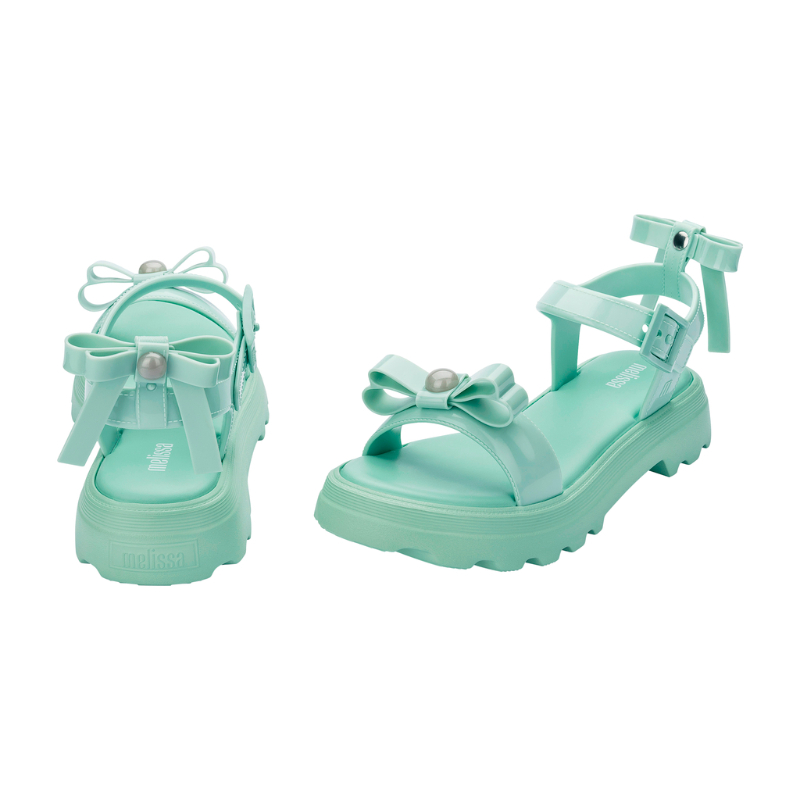 Promo Melissa Town Sandal Bow Ad Sandal Wanita - Green Diskon 60