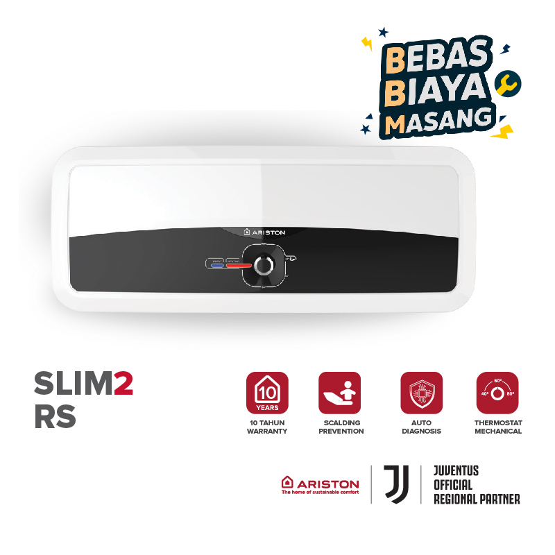 Promo Ariston Water Heater Slim2 RS 20 Liter 200 Watt Diskon 40 di