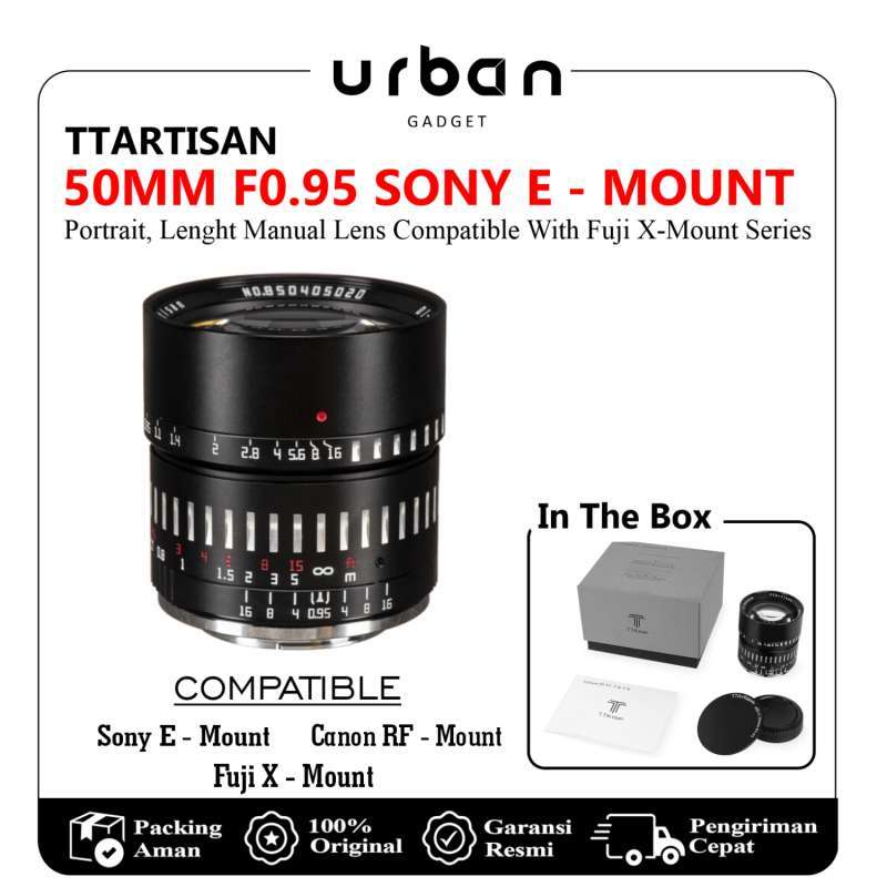 Sony Ttartisan 50mm F0 95 Fuji TTArtisan 50mm Lens For Fujifilm X