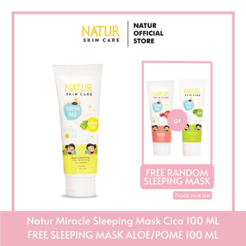Promo Natur Beauty Sleeping Mask Cica [100 Ml] Diskon 28 Di Seller