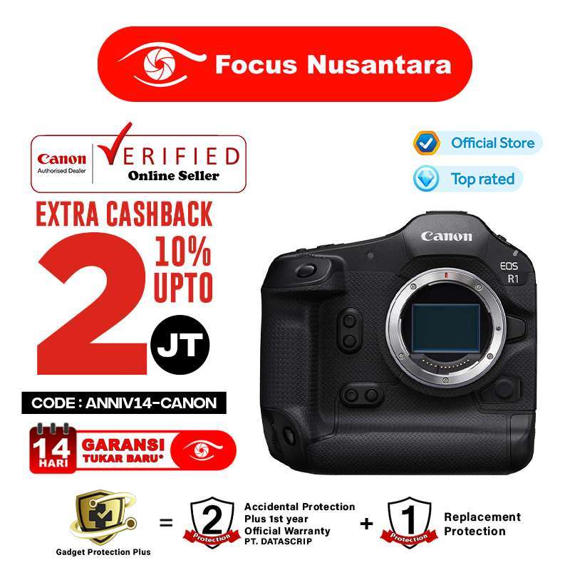 Promo Canon Eos R1 Body Only Mirrorless Camera