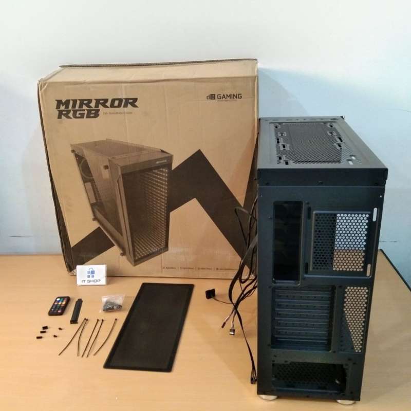 Jual Digital Alliance Mirror Rgb Gaming Case Black Di Seller It Shop