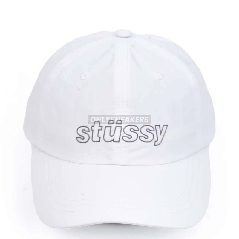 Jual Stussy Nylon Reflective White Cap (100% Authentic) Di