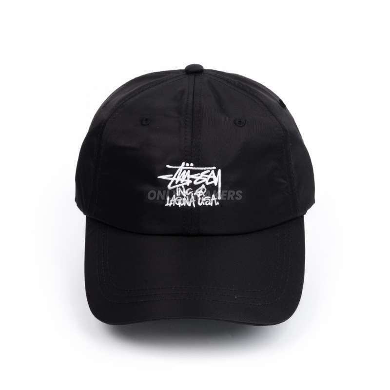Jual Stussy Laguna Low Pro Black Cap (100% Authentic) Di