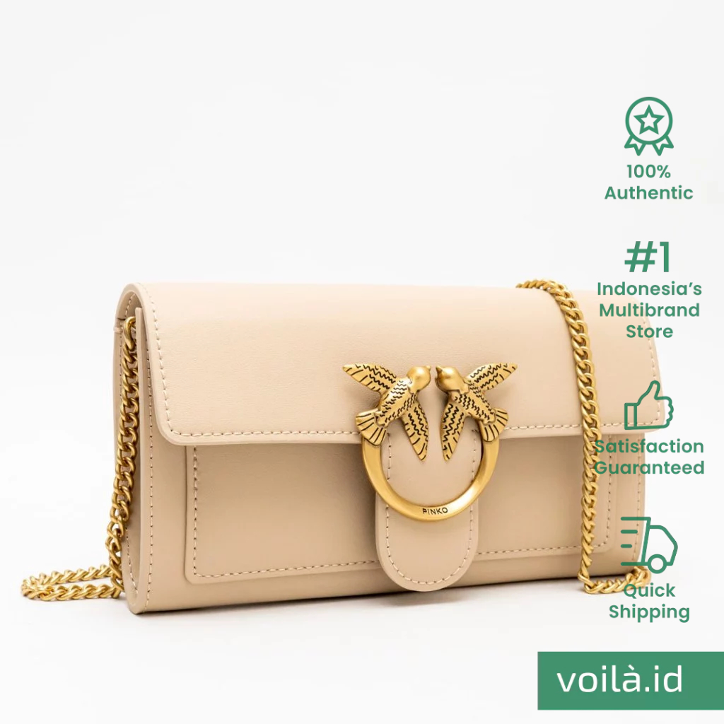 Shoulder Bag Pinko Baby Love Monogram Bag In Leather Pinko Baby