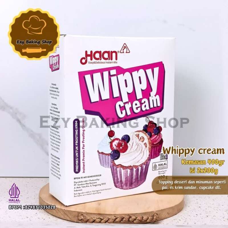HAAN Wippy Cream 400gr Whipping cream bubuk