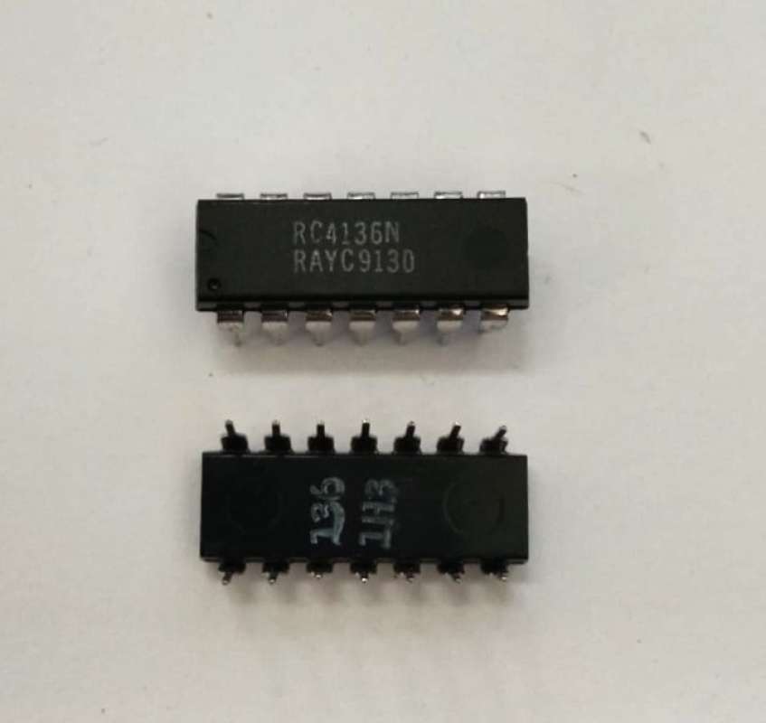 5PCS RC4136N RC4136 Quad Operational Amplifier DIP-14 - New IC