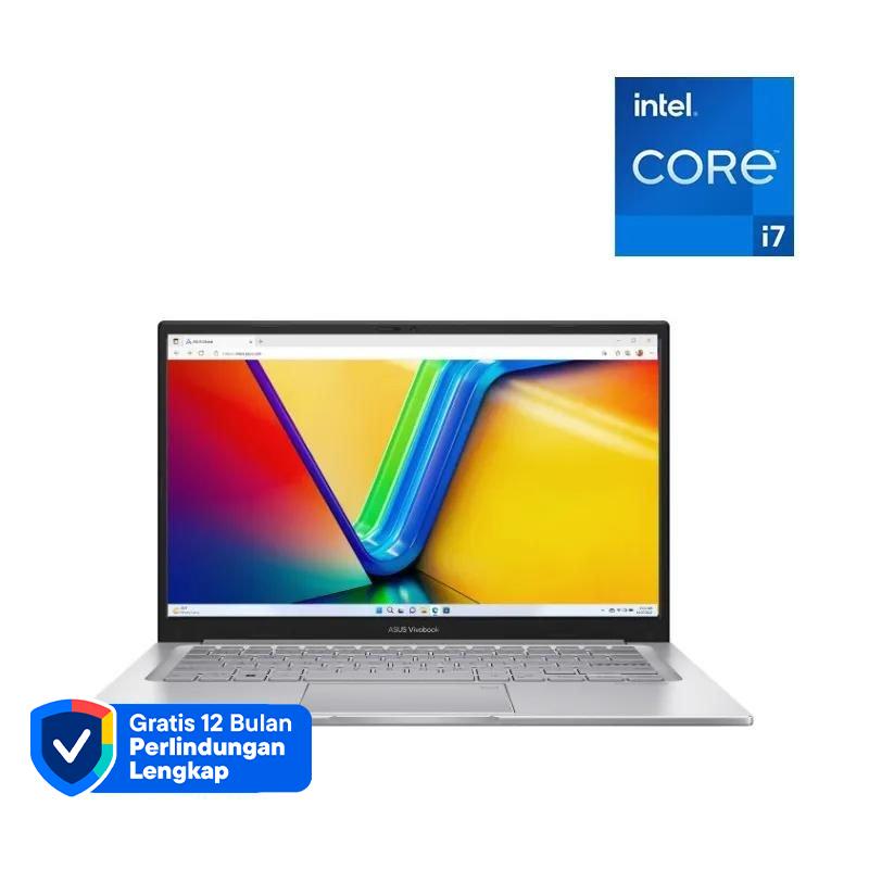 ASUS Vivobook 14 A1404VA dengan Intel Core i7, RAM 16GB, SSD 1TB, dan Grafis Intel Iris Xe. Ideal untuk Pelajar dan Profesional Muda yang Aktif
