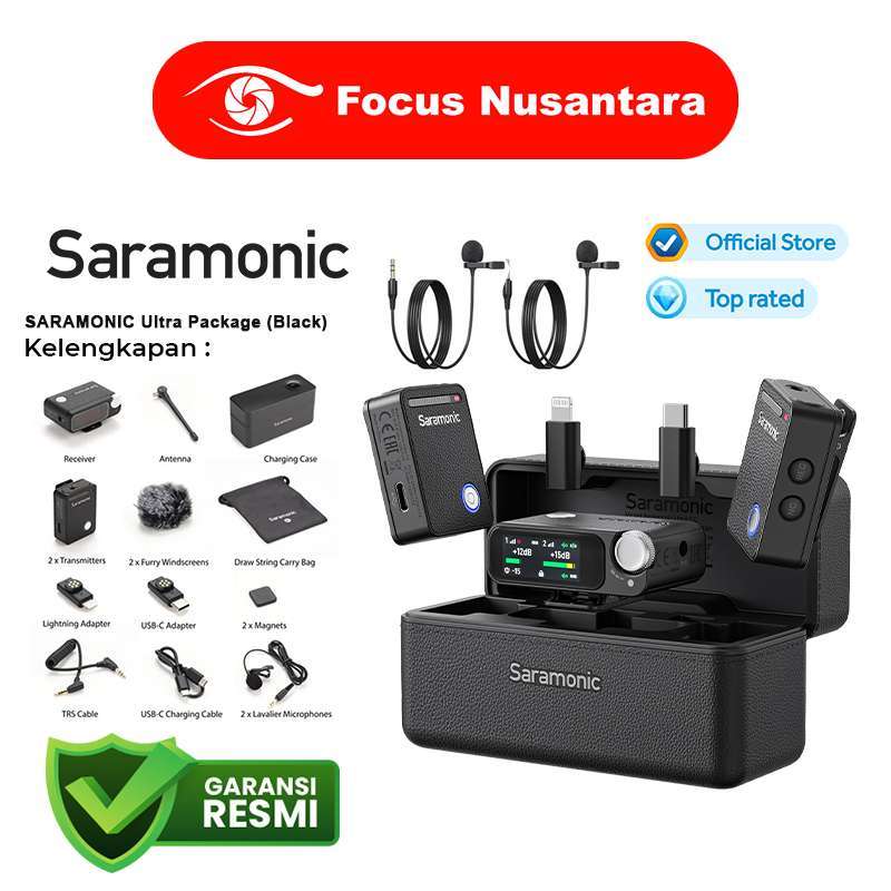 Jual Focus Nusantara - Saramonic Ultra Ultimate 2-channel Wireless