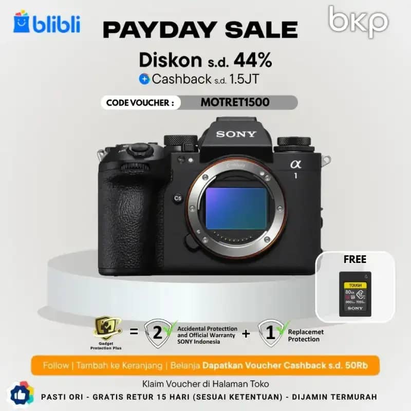 Promo Bkp Sony Alpha A1 Mark Ii Body Only Mirrorless Camera Sony