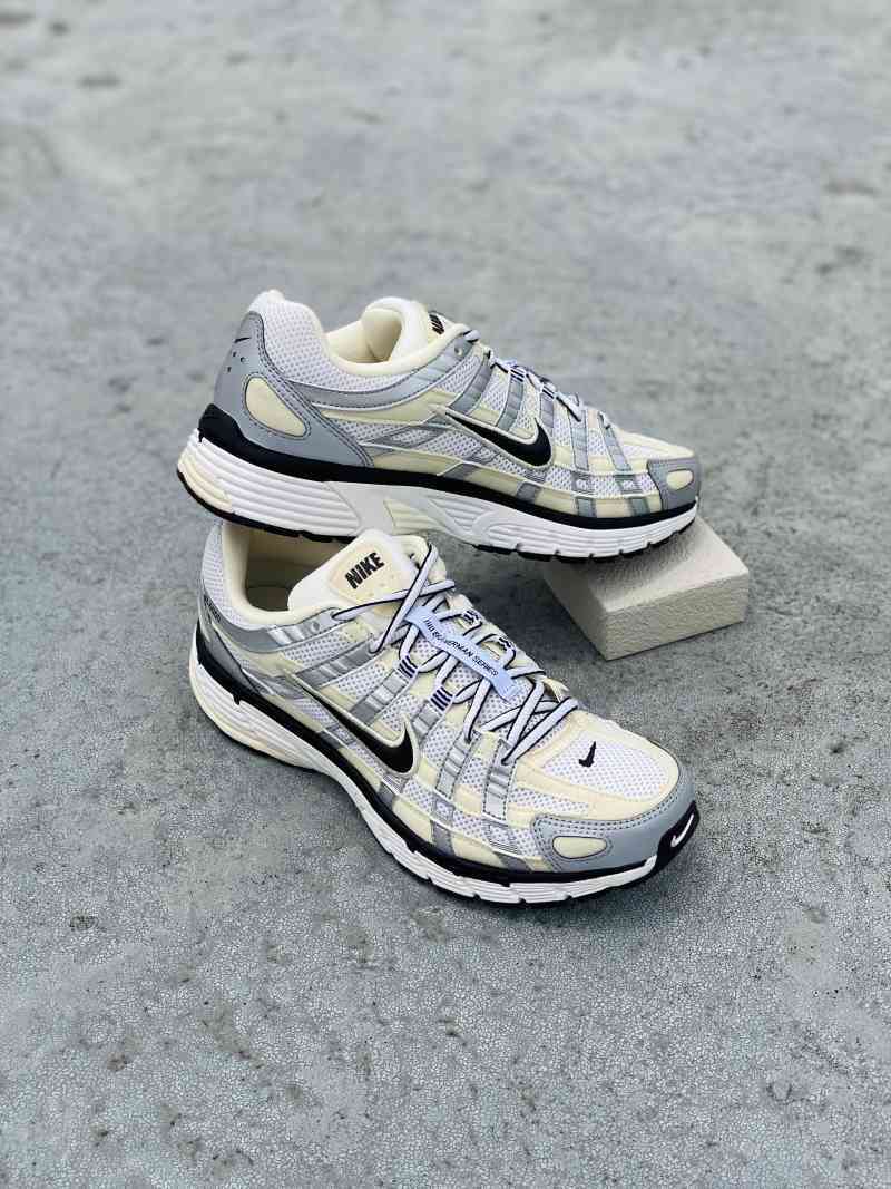 Nike P-6000 Coconut Milk Black Summit White Womens (100% Original)  [FV6603-100]