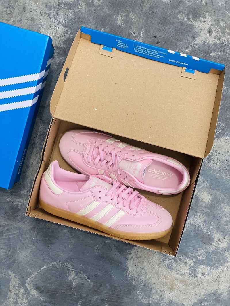Jual adidas Samba Og Pink White Gs (100% Original) [jr3154] Di Seller ...