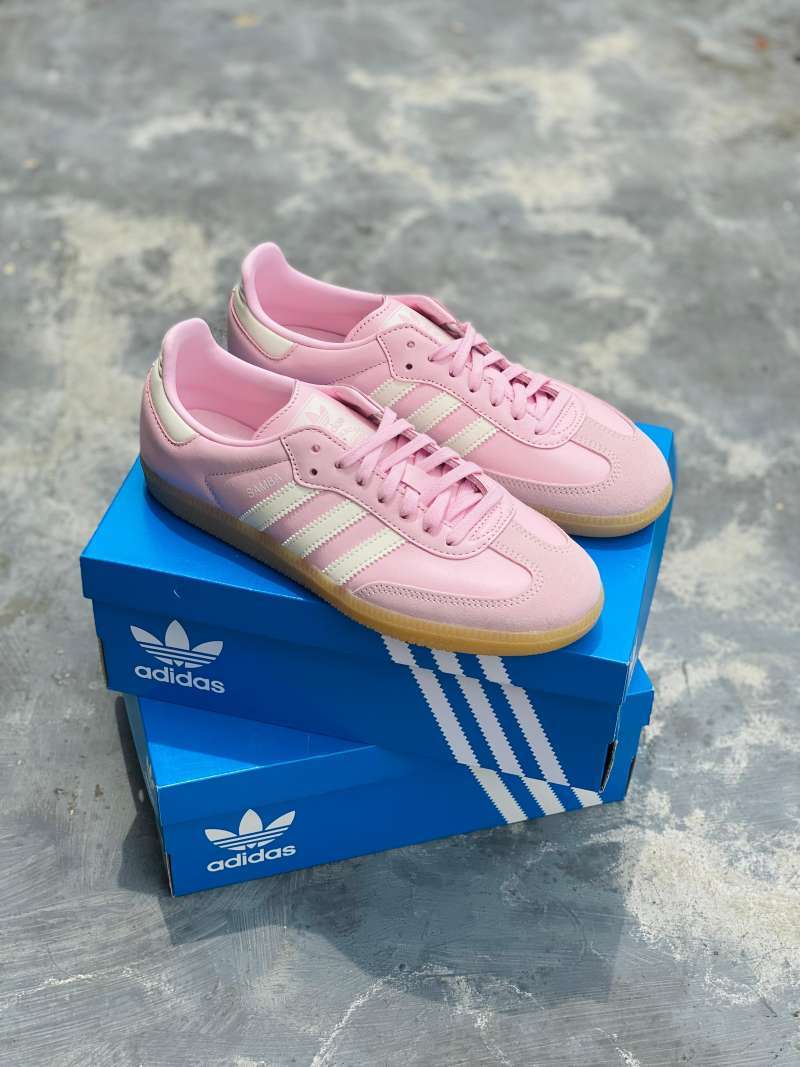 Jual adidas Samba Og Pink White Gs (100% Original) [jr3154] Di Seller ...