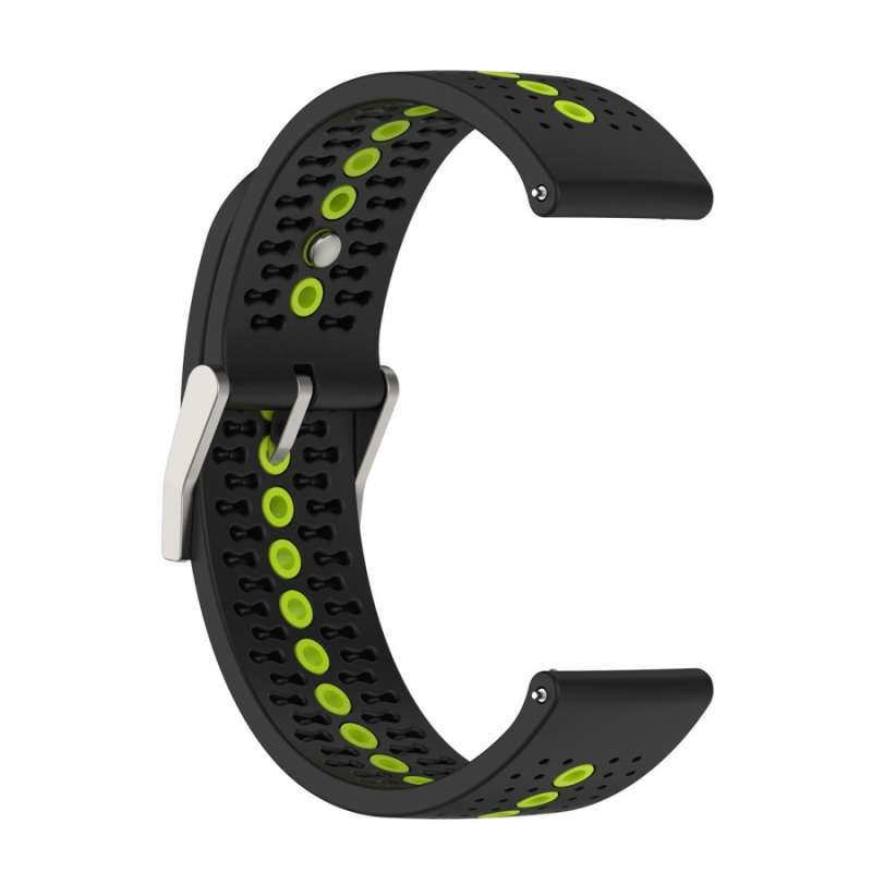 Tali Jam Silicone Dual DOT untuk Fossil Gen Carlyle Julianna Garret  Carlyle HR Hybrid Smartwatch HR Men Gen Explorist Sport Strap Band BLACK  LIME